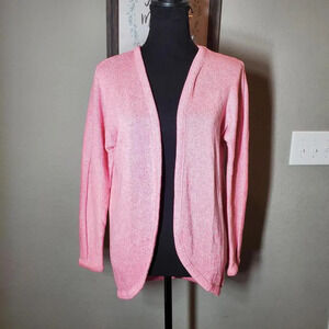 Old Navy Pink Open Cardigan Women's Size Large